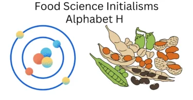 food science initialisms alphabet h