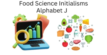 food science initialisms alphabet j