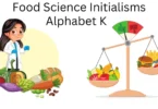 food science initialisms alphabet k