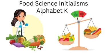 food science initialisms alphabet k