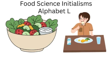 food science initialisms alphabet l