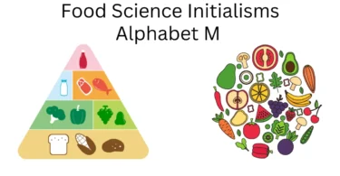 food science initialisms alphabet m