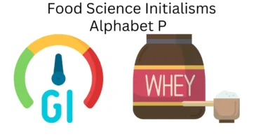 food science initialisms alphabet p