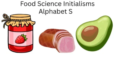 food science initialisms alphabet s