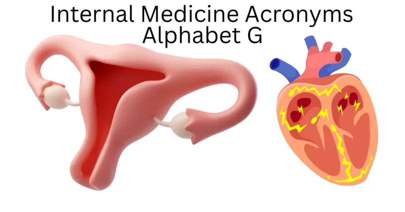 internal medicine acronyms alphabet g