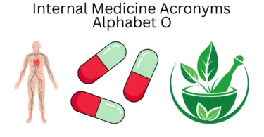 internal medicine acronyms alphabet o