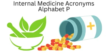 internal medicine acronyms alphabet p