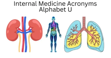 internal medicine acronyms alphabet u
