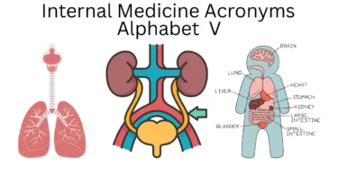 internal medicine acronyms alphabet v