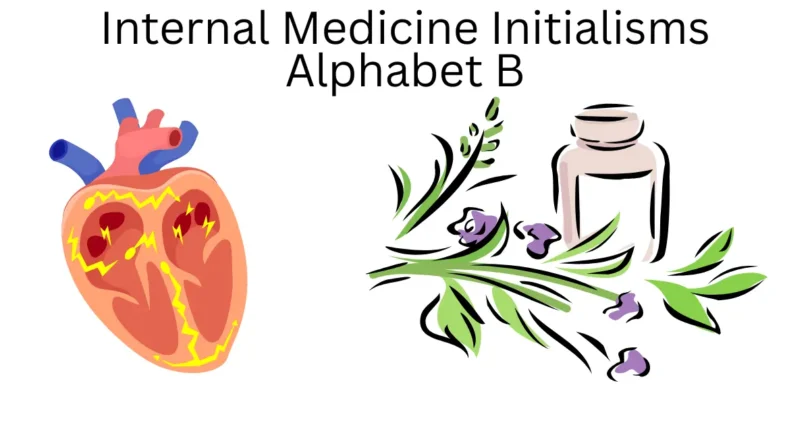 internal medicine initialisms alphabet b