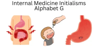 internal medicine initialisms alphabet g