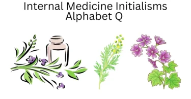 internal medicine initialisms alphabet q