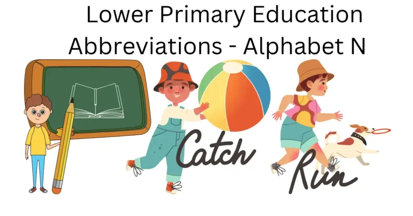 lower primary education abbreviations alphabet n