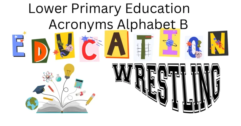 lower primary education acronyms alphabet b