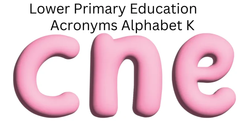 lower primary education acronyms alphabet k