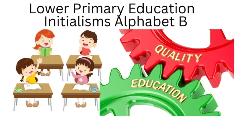 lower primary education initialisms alphabet b