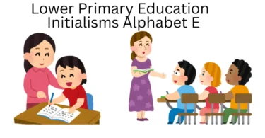 lower primary education initialisms alphabet e
