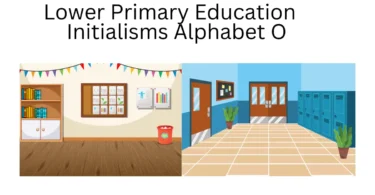 lower primary education initialisms alphabet o