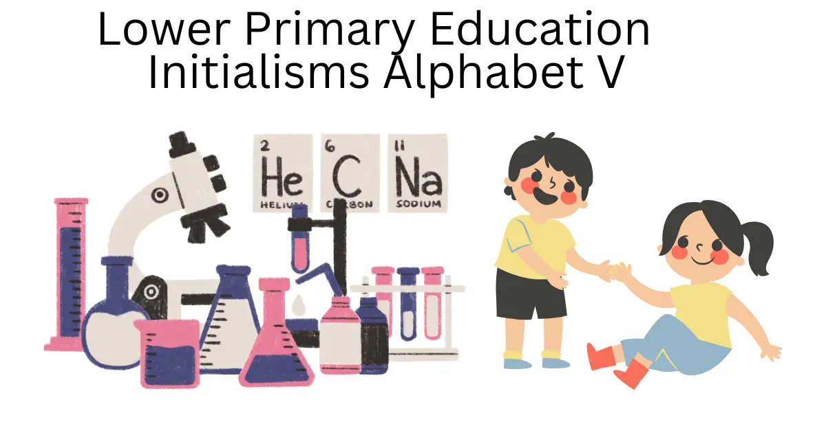 lower primary education initialisms alphabet v