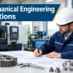 Mechanical engineering positions showing engineers working on industrial machinery, mechanical systems, and engineering projects.