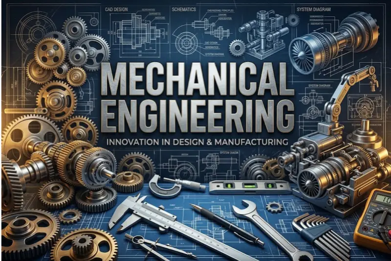 Mechanical engineering featuring machines, mechanical components, and industrial systems.