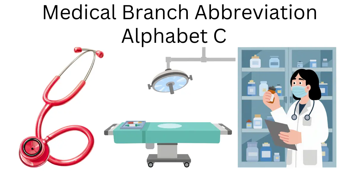 Medical Branch Abbreviation Alphabet C medical branch abbreviation alphabet c