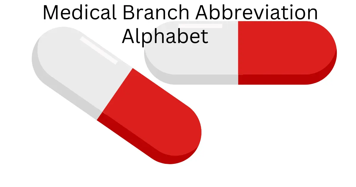 medical branch abbreviation alphabet o