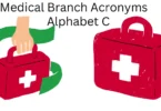 medical branch acronyms alphabet c