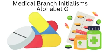 medical branch initialisms alphabet g