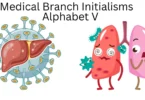 medical branch initialisms alphabet v
