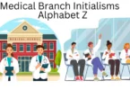 medical branch initialisms alphabet z