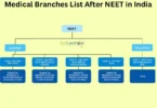 Medical branches list after NEET in India