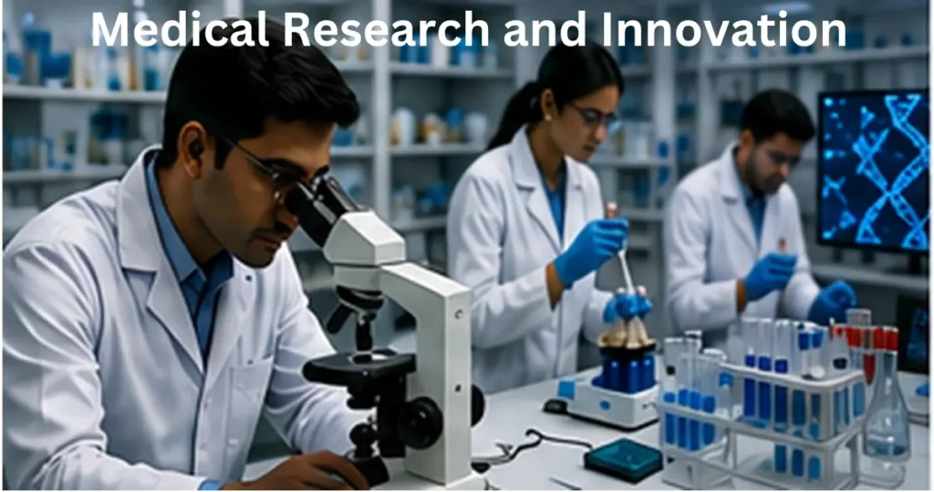 Future of Medical Careers in India: Emerging Specializations, Opportunities & Trends Medical researchers developing future healthcare technologies in India