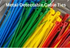 Metal-detectable cable ties