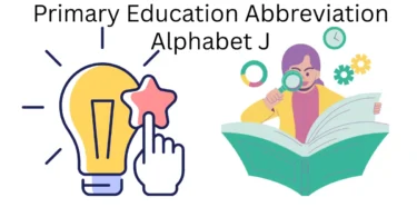 primary education abbreviation alphabet j