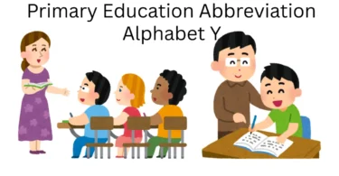 primary education abbreviation alphabet y