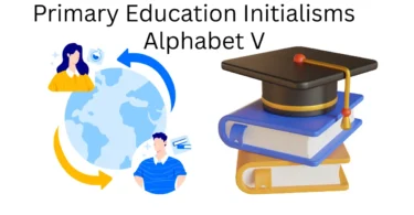 primary education initialisms alphabet v