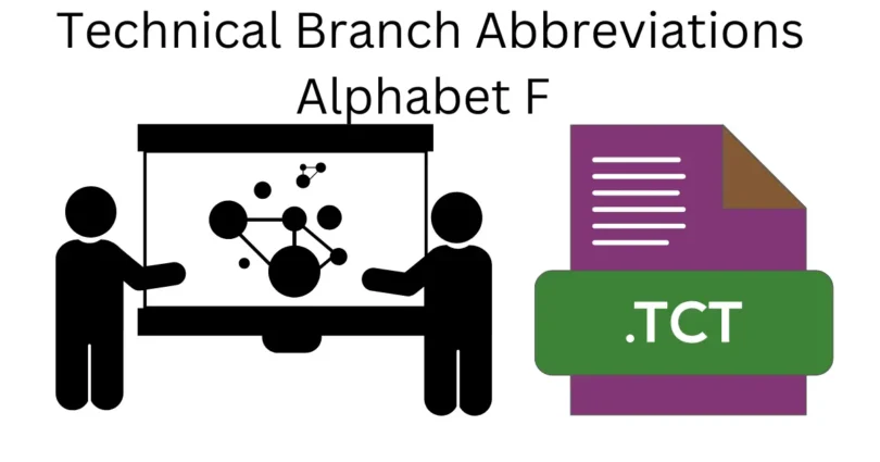 technical branch abbreviations alphabet f