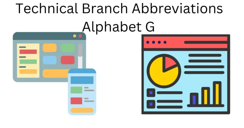 technical branch abbreviations alphabet g