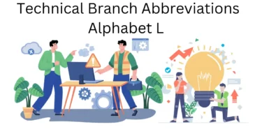 technical branch abbreviations alphabet l