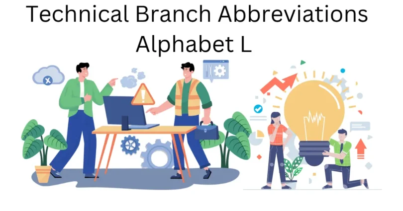 technical branch abbreviations alphabet l