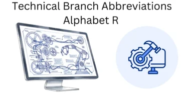 technical branch abbreviations alphabet r