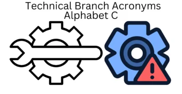 technical branch acronyms alphabet c