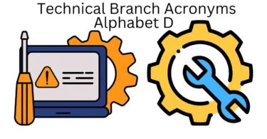 technical branch acronyms alphabet d
