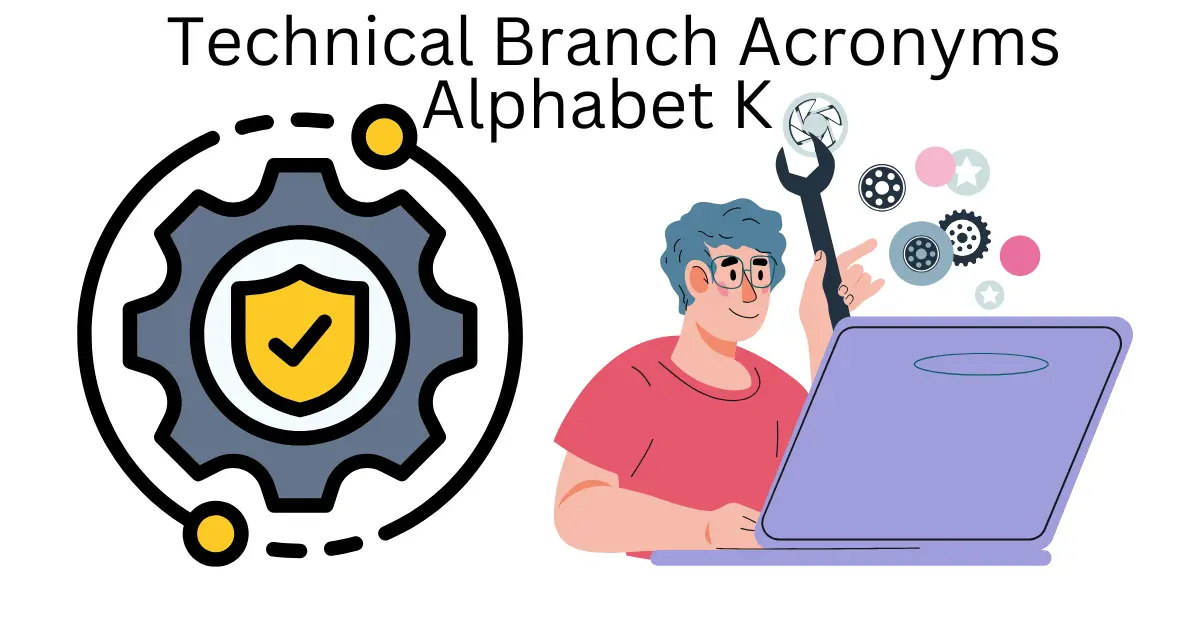 technical branch acronyms alphabet k