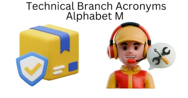 technical branch acronyms alphabet m