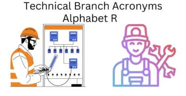 technical branch acronyms alphabet r