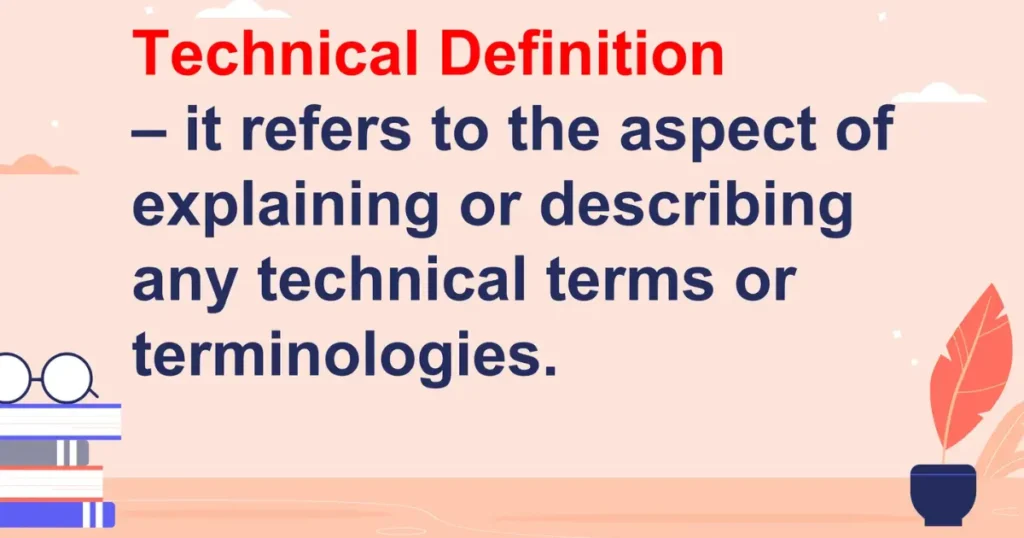 Technical branch definition