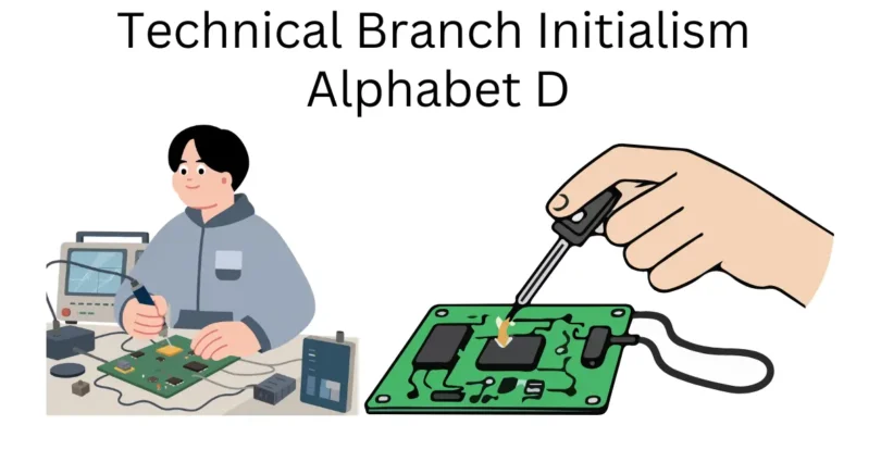 technical branch initialism alphabet d