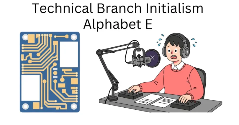 technical branch initialism alphabet e